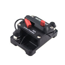 50 AMP Circuit Breaker Trolling with Manual Reset, 12V- 48V DC, Waterproof (50A)
